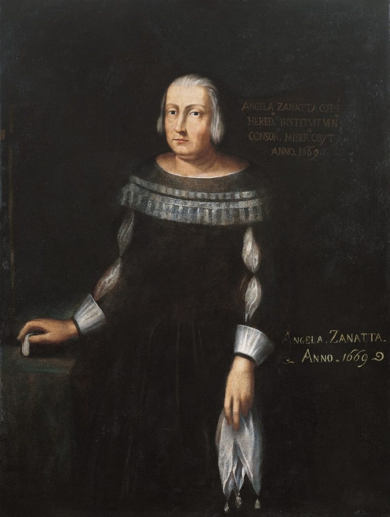 Pittore lombardo, Ritratto di Angela Zanatta Cotta, 1669 circa