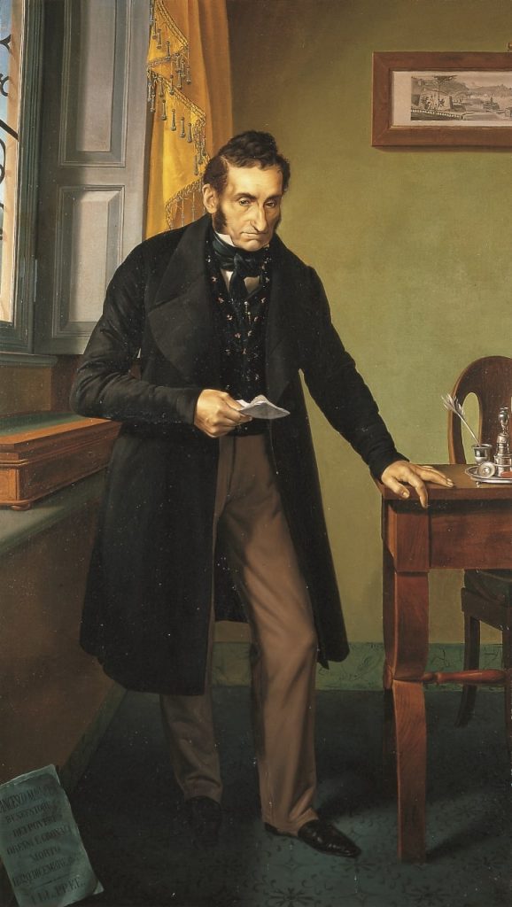 Luigi Pedrazzi, Ritratto di Francesco Mainoni, 1844