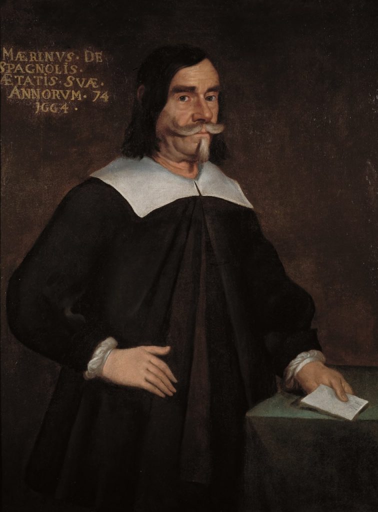 Pittore lombardo, Ritratto di Marino Spagnoli, settimo decennio del XVII secolo