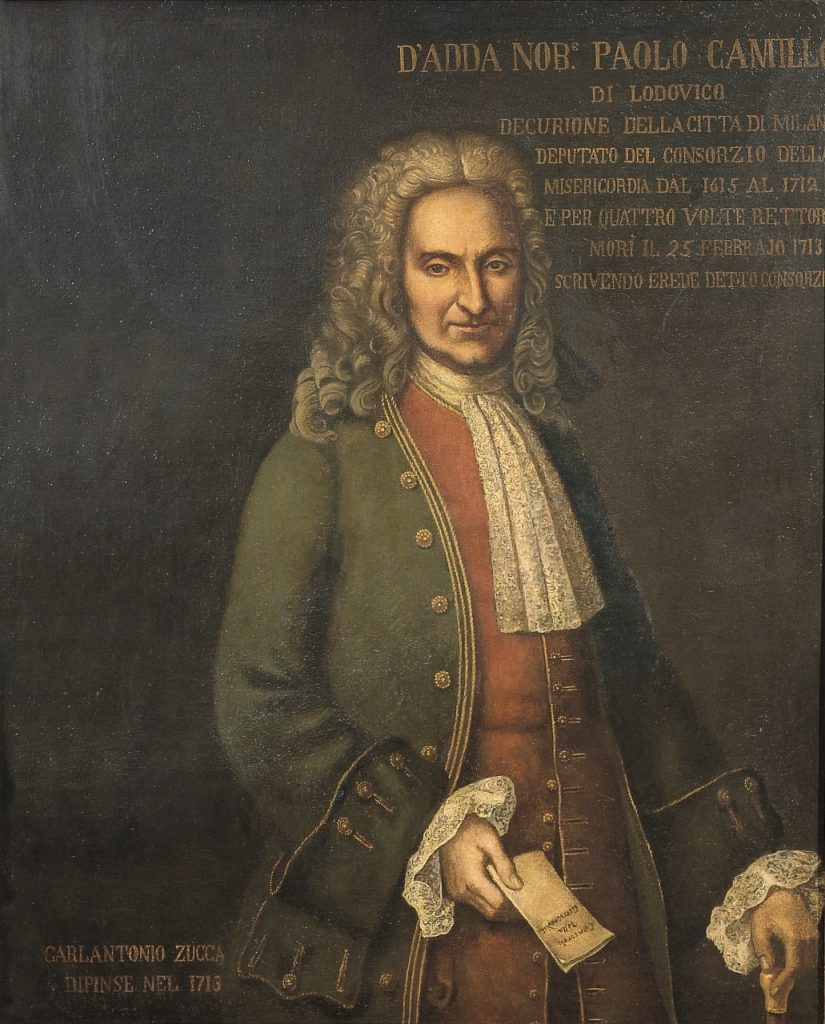 Carlo Antonio Zucchi, Ritratto di Paolo Camillo D'Adda, 1713