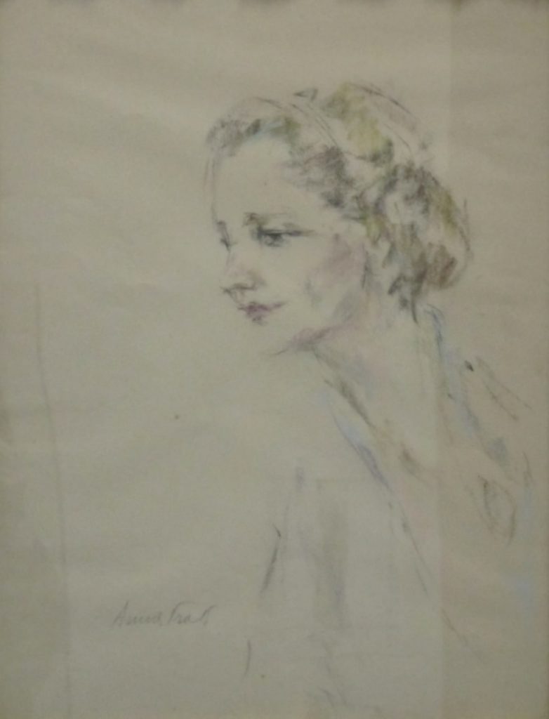 Anna Prati, Ritratto femminile, 1955-1960 circa