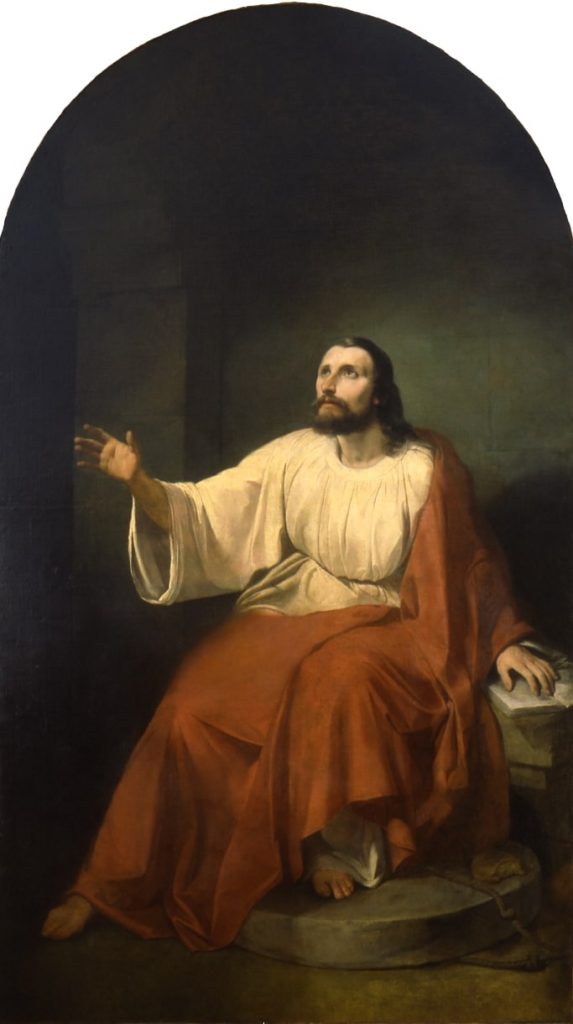 Francesco De Magistris, San Vincenzo martire in carcere, 1845 circa