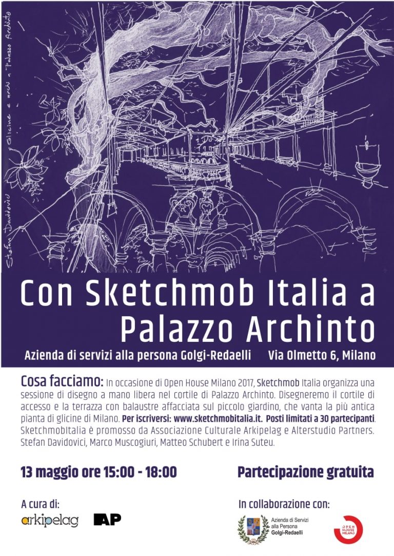 Con Sketchmob a Palazzo Archinto