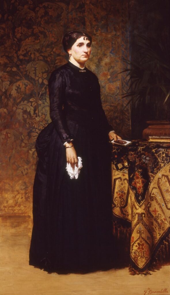Ferdinando Brambilla, Ritratto di Rachele Bertolaja, 1889