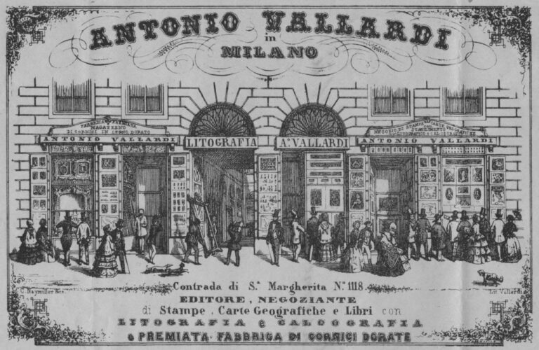 La litografia Vallardi