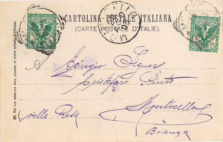 Un giorno d’estate del 1905 a Villa Rosa