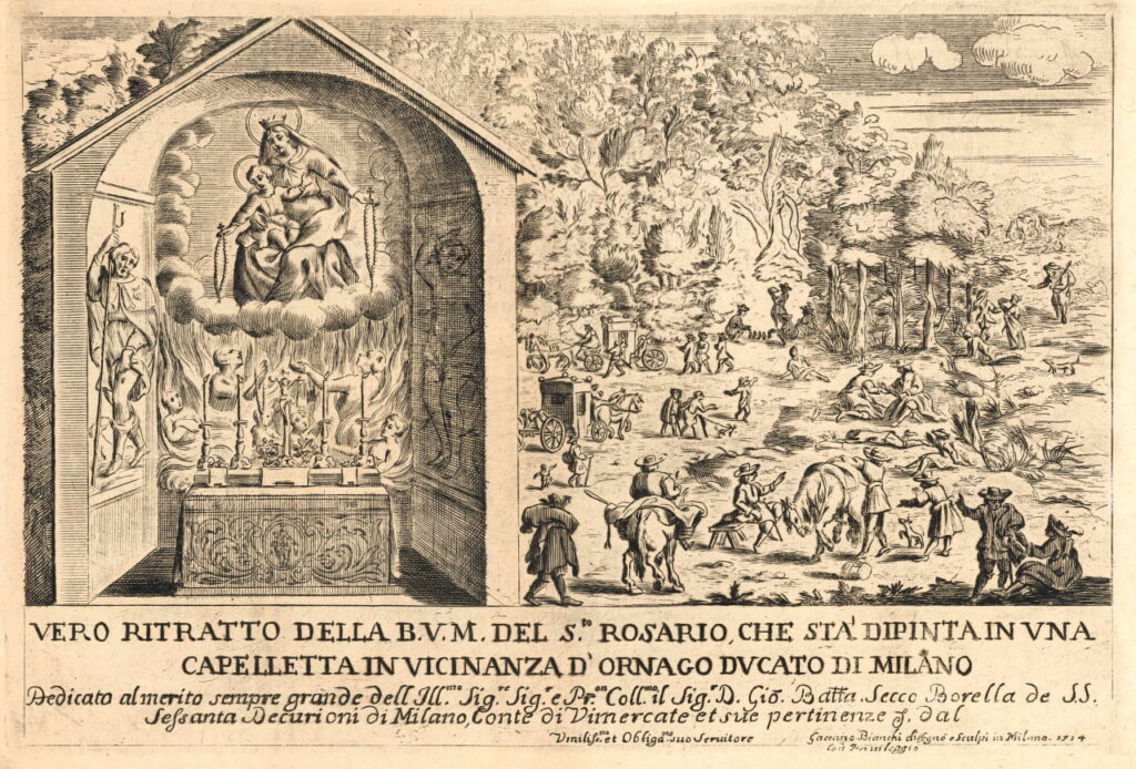 Ritratto della Bata Vergine del Rosario di Ornago