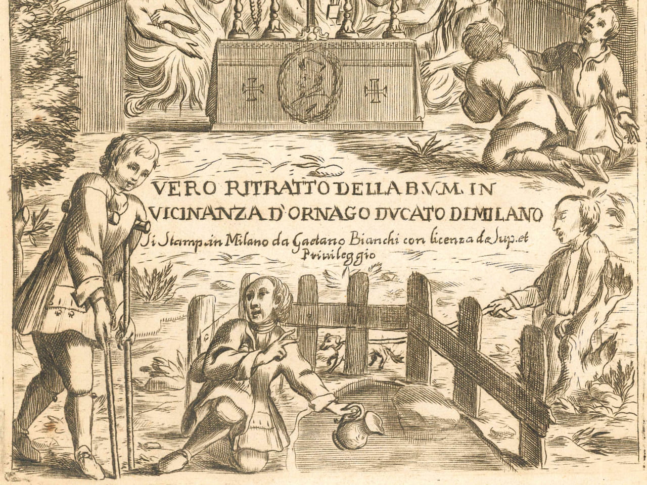 Ritratto della Bata Vergine del Rosario di Ornago