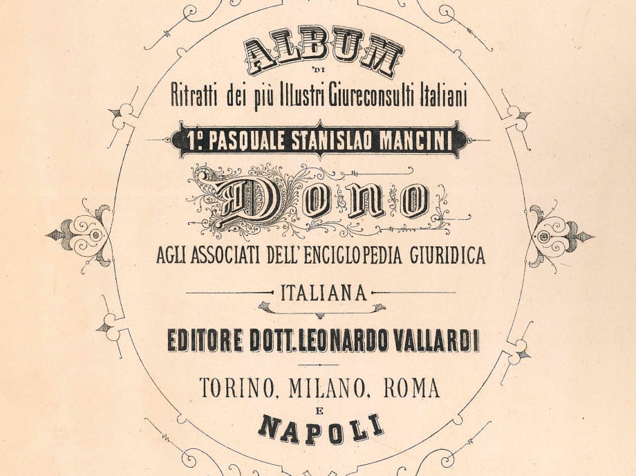 Album di ritratti dei più giureconsulti italiani