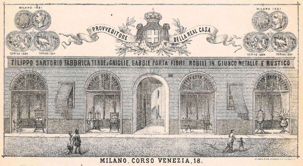 Carta intestata ditta di Filippo Sartorio