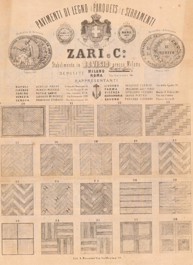 Depliant ditta Zari
