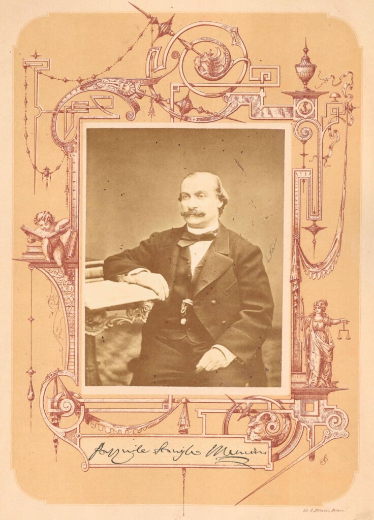 Ritratto fotografico di Pasquale Stanislao Mancini