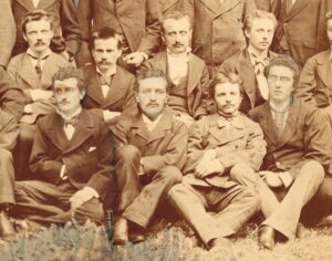 Foto di gruppo, particolare